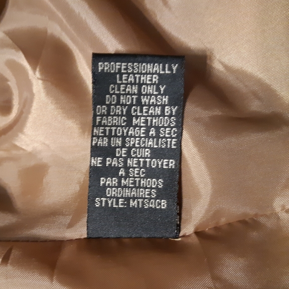 Vintage Costa Blanca Tan Suede Fringe Leather Jacket Size M - Picture 9 of 9